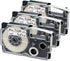 XR-9X2S XR-9X Label Tape Replace for Casio 3/8" 9mm Black on Clear Labeling Tape Compatible with Casio KL-120 KL-60 KL60SR KL100 KL750 KL780 KL700...
