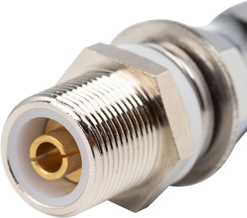 Heavy Duty SO-239 Stud Mount for CB Radio Antenna Standard 3/8 x 24 Threaded Antenna Stud Mount Adapter CB SO239 Stud Mount for Any 1/2" Hole(2 Pa...