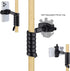 Phone Holder for Stroller/Treadmill/Shopping Cart/Pole,27.5" Length Arm 360°Adjustable Clip 1/4"-20 Threaded,Compatible with 3.5~7.5" iPhone/Smart...