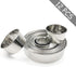 Stainless Steel Round Cookie Cutter Set, 12 Circular Biscuit Cutters Round Donut Ring Molds for Baking 1.2 Inch Height...