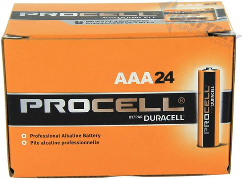 Duracell Procell AAA Alkaline Battery - Box of 24 (PC2400 PC-2400)...