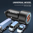 USB C Car Charger, 2 Pack PD 20W & QC 3.0 22.5W USB Car Fast Charger Plug, Mini Aluminum Alloy Cigarette Lighter Charging Adapter, Compatible with...
