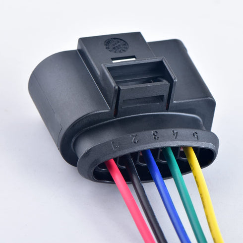 5 Pin Auto Waterproof Connector MAF Mass Air Flow Plug Wire Harness 1J0973999A for Jetta Golf MK4 Beetle TDI ALH 1J0 973 999 A...