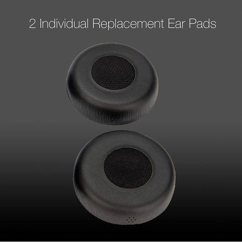 Ear Pad Cushions for Jabra Evolve 75 Wireless Bluetooth Headset, 2pk Spare Leatherette Replacement Cushions for Jabra 75 Evolve and Jabra Evolve P...