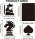 Playing Cards Chess Stencils Hearts Clubs Diamonds Spades Stencil 11.8×11.8inch International Chess Pieces Drawing Stencil with Paint Brush for Ar...