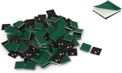 Square Self-Adhesive Cable Tie Mount Bases (12.5x12.5mm)...