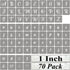 1 Inch Alphabet Letter Stencils for Painting - 70 Pack Letter and Number Stencil Templates with Signs for Painting on Wood, Reusable Alphabet Lett...