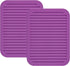 Smithcraft Silicone Trivets Mats for Hot Dishes and Hot Pots, Hot Pads for Countertops, Tables Pot Holders Spoon Rest Small Drying Mats Set of 2 C...