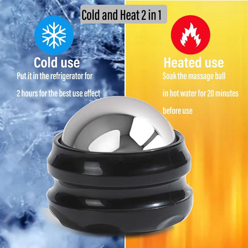 Cold Massage Roller Ball - Gifts for Men Women Teens Boys?Stays Cold for 6 Hours, Home Office Travel Essentials,Sports Fitness Relaxations Gift,Ra...