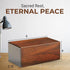 Wooden Urn for Human Ashes, Decorative and Pet Memorial Urn - Keepsake Burial Ash Box - Small (Style1, 6 X 4 X 2.75 inch)...