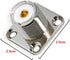 PL259 Panel Mount, 2 Pack UHF Female Jack 4 Holes Chassis Mount Flange Solder Cup Coax Connector for Ham Radio Antenna...