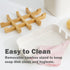 Bamboo Soap Dish, Bar Soap Holder Self Draining Soap Dishes for Shower Bathroom Kitchen Sink, Eco-Friendly Wooden Soap Savers Drainage Soap Holder...