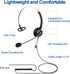 Corded Phone Headset with Microphone Noise Cancelling, RJ9 Office Telephone Headsets Hands Free Compatible with Cisco 8865 8851 8845 8841 7965 794...