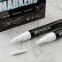 GOTIDEAL White Liquid Chalk Markers, 12 Pack Chalkboard Markers, Chalk Pens for Car Windows, Signs, Blackboard, Glass Painting, Erasable 6mm Rever...