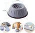 MWELLEWM Shock and Noise Cancelling Washing Machine Support, Plastic Noise Reducing Anti Slip Anti Vibration Rubber Washing Machine Feet Pads, Ant...
