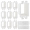 12PCS BE1-2 Electric Box Extender with 24PCS Screws, Electrical Power Outlet Box Extender, Single Gang Box Extender, 1 Gang Power Switch electrica...