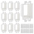 12PCS BE1-2 Electric Box Extender with 24PCS Screws, Electrical Power Outlet Box Extender, Single Gang Box Extender, 1 Gang Power Switch electrica...