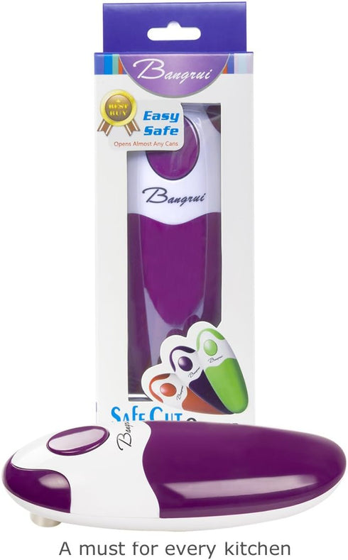 Kitchen Automatic Safety Cordless One Tin Opener&Bangrui Professional Electric Opener.One-touch switch .Smooth can edge.Being friendly to left-han...