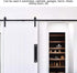 ViaGasaFamido Elegant Sliding Barn Door Handle, Black Flush Patio Door Handle, Aluminum Alloy Smooth Pull for Wardrobes Cabinets Garages Sheds...