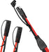 10AWG SAE DC Power Automotive Connector Cable Y Splitter 1 to 2 SAE Extension Cable, Fit for Suitable for Solar Battery Connection and Transfer -4...