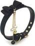 Bell Choker Collar Necklace Lolita Bow Collar Cat Kitty Velvet Necklace (T)...