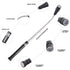Magnetic Pick Up Kit 5pc, With 1lb And 10lb Pick Up Rod, Square 360 Swivel Adjustable Inspection Mirror And Flexible Led Flashlight, Magnetic And ...