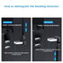 2PCS 90 Degree USB2.0 Extension Cable Flat Right Angle USB Male to Female Adapter Short Soft USB Cable 8inch-20CM (UP Angle+Down Angle)...