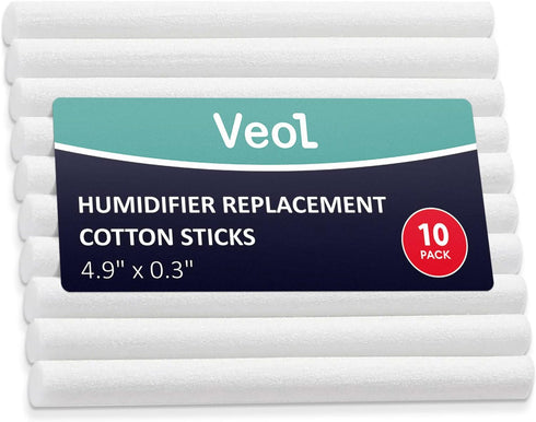 ???????? ????????????* Humidifier Cotton Stick Filter Replacement, Portable Refill Sponges, Compatible with H2O, GENIANI, USB, Travel Humidifiers ...