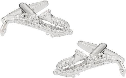 Saxophone Sax Music Pair Cufflinks in Presentation Box...