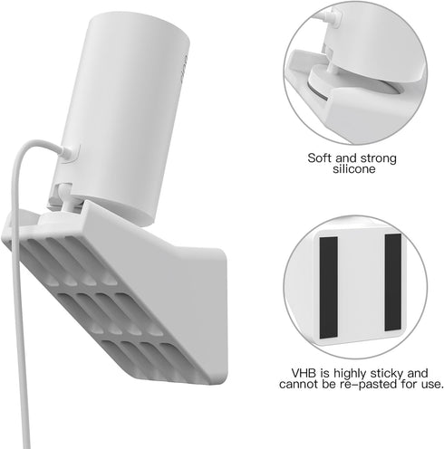 Adhesive Window Mount for Indoor Cam?1st Gen/2nd Gen?, Easy to Install, No Tools Needed, Indoor Cam Camera 20 Degrees Tilt Strong Adhesive Wall Mo...