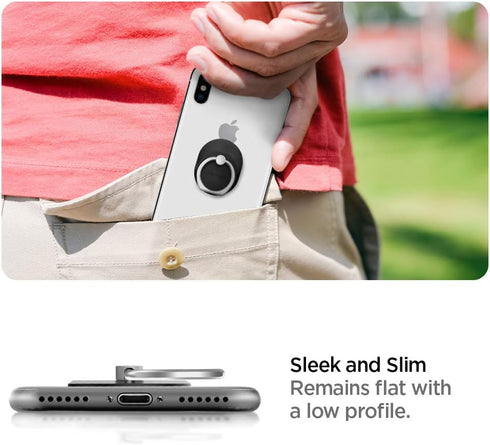 Spigen Style Ring Cell Phone Ring Phone Grip/Stand/Holder for All Phones and Tablets - Black......
