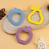 Teething Toys for Babies Age 3 to 12 Months (Set of 3) - Fruit Shaped, BPA Free Soft and Textured Silicone Teether, Relief Sore Gums...