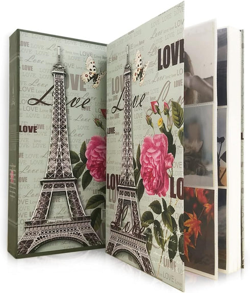 Photo Album 4"x6" 300 Pockets,Boxed albums for Wedding Albums Family Photo Book Baby Anniversary Pocket Vacation Birthday Christmas Photo Albums G...