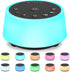 Color Noise Sound Machines with 10 Colors Night Light 25 Soothing Sounds and Sleep White Noise Machine 32 Volume Levels 5 Timers Adjustable Bright...