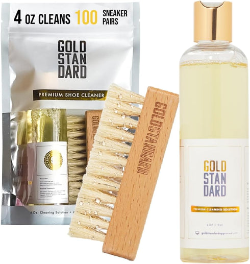 Gold Standard Premium Shoe Cleaning Kit - Sneaker Cleaning Kit for Tennis, Leather, Canvas White Shoe Cleaner Sneakers Kit...