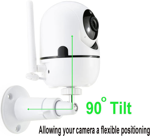 LEFXMOPHY Wall Mount Compatible with HelloBaby HB65 Baby Camera Adjustable Metal Holder Stand (Not for Monitor, Cam Not Include)...