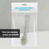 Amazing Drapery Hardware Spring Loaded Cord Tensioner for Cord Loops - Ivory, Wall or Floor Mount - 1 Pack...