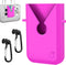 Beach Phone Holder, Silicone Phone Case Holder Charm Accessory for Bogg Bag - Pink, Universal, Waterproof, Keychain Carabiner Included, Compatible...