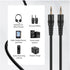 TNP 2.5mm Audio Cable (3FT) - Male to Male 2.5mm to 2.5mm Subminiature Stereo Headset Headphone Jack Gold Plated Connector Wire Cord Plug...