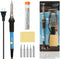 LDK Soldering Iron Kit Electric 60W 110V Adjustable Temperature Soldering Gun Welding Tools, 5pcs Soldering Iron Replacement Tips, Soldering Stand...