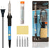 LDK Soldering Iron Kit Electric 60W 110V Adjustable Temperature Soldering Gun Welding Tools, 5pcs Soldering Iron Replacement Tips, Soldering Stand...