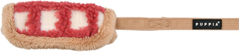 Puppia Stefan Winter Dog Leash Walking Training Fashionable for Small and Medium Dogs, Coral, Medium...