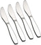 VANRA Premium 18/8 Stainless Steel Children Cutlery Set 6.6-inch Kids Dinner Knives Set 4 Pieces Silverware Flatware Utensil Set for Home School (...