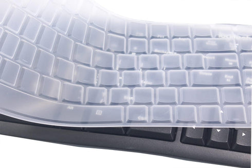 Dust-Proof Silicone Keyboard Skin Cover Compatible for Logitech MX Mechanical Mini Wireless Illuminated Keyboard 84 Key (Not for Full Size or Logi...