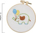 Ebherys Level1 hand embroidery kit for beginners starters,not cross stitch, 2 cute patterns 2 hoops needlepoint kit, DIY work instructions (Sea Ho...