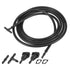 X AUTOHAUX 7pcs Front Windshield Washer Nozzles Kit for Dodge for Ram for Chrysler 2 Meters Windshield Washer Hose with Connectors Replaces 511304...