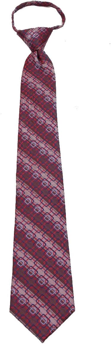 ZIP-12334 - Mens Pattern Pre-made Zipper Tie Pre-made Designer Pattern Zipper Necktie...