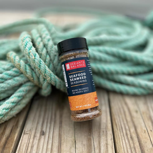 Ocean Balance’s Seafood Seaweed Seasoning — Maine Coast Seaweed — Seaweed Powder Great for Fish, Avocado Toast & Plant-Based Diets — No Salt Seaso...