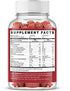 Vegan Iron Gummies Supplement - with Vitamin C, A, B-Complex, Folate, Zinc for Adults & Kids - Blood Builder & Energy Support for Iron Deficiency,...