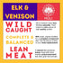 HOLI Elk & Venison Freeze Dried Dog Treats - All Natural and Wild Caught | Vitamin and Mineral Fortified | Made in USA - Human Grade - Grain Free ...